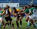 Try scorer Luke Collins looks for a gap